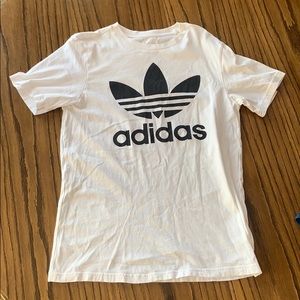 Adidas white t shirt